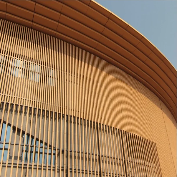 Architectural facade fins