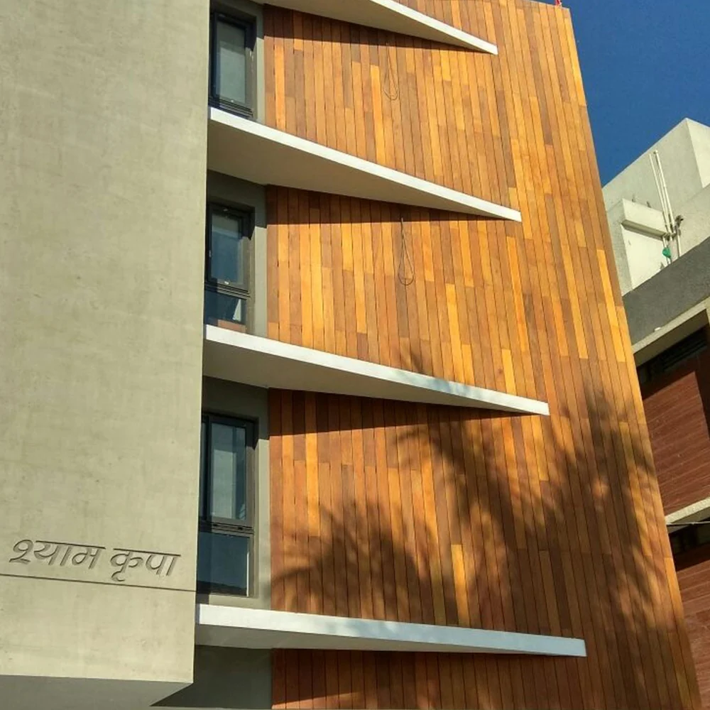 Timber facade